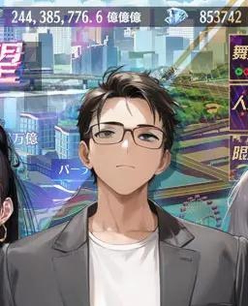 総裁の野望 都市開発マップと所持資金表示(画像出典：DMM GAMES公式ページ、PILでクロップ)