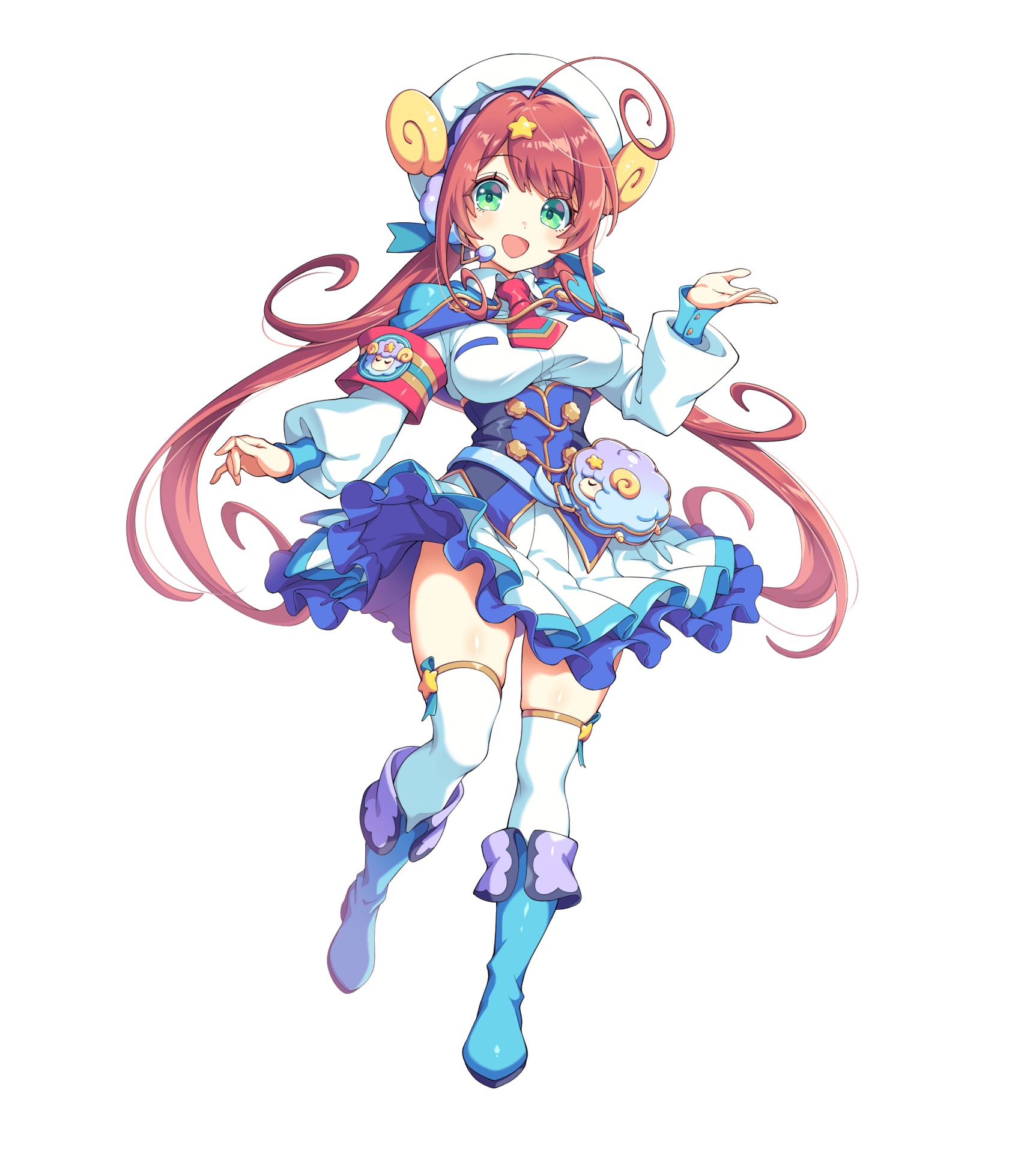 テクロノスの案内役キャラクター、ミライの立ち絵(画像出典: テクロノス公式サイト)